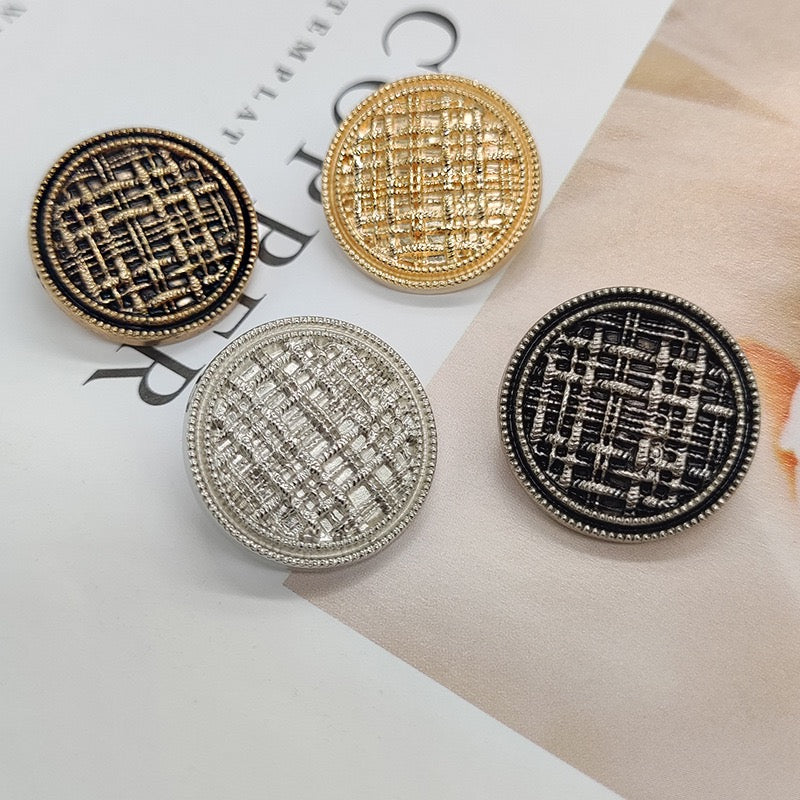 Vantage Metal Buttons-Grid
