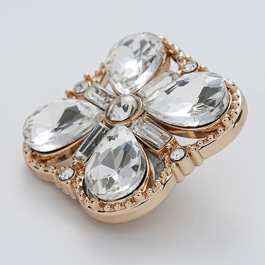 Crystal Buttons-Clover