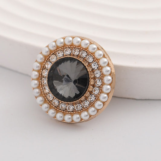 Crystal Buttons-Victorian Medallion