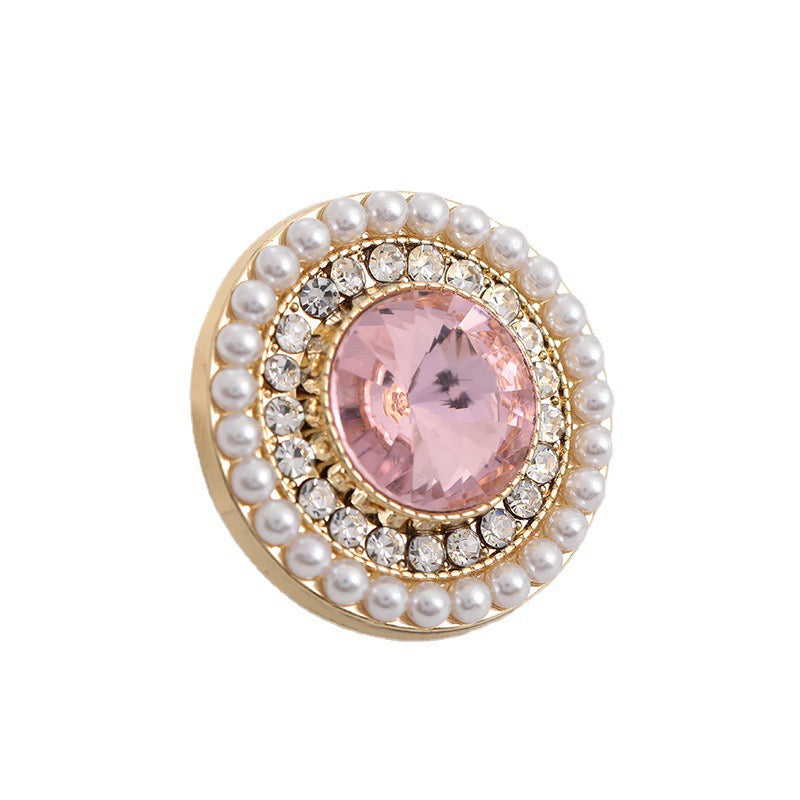 Crystal Buttons-Victorian Medallion