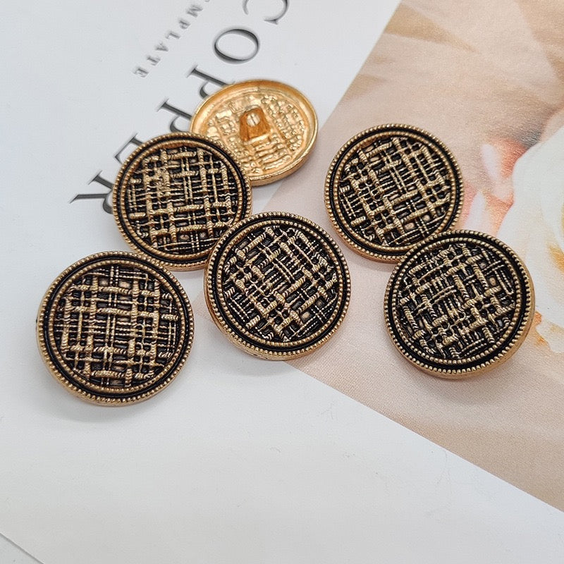 Vantage Metal Buttons-Grid